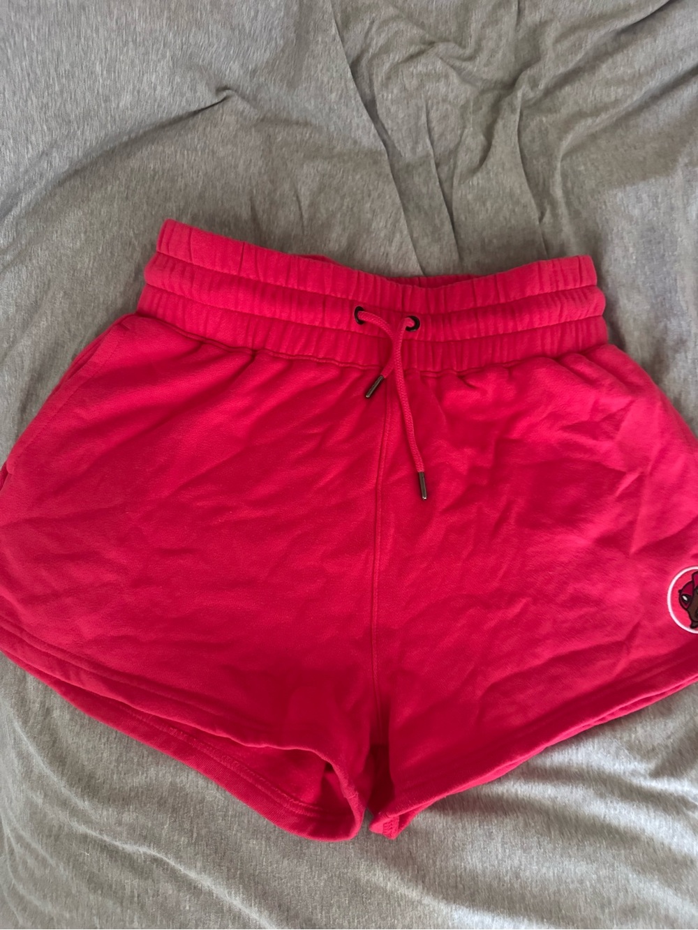 Women's Hot Pink Drawstring Lounge Shorts from Buccee’s